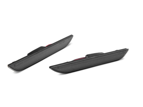 Raxiom 15-22 Ford Mustang Axial Series LED Side Marker Lights Rear (Smoked) 404231