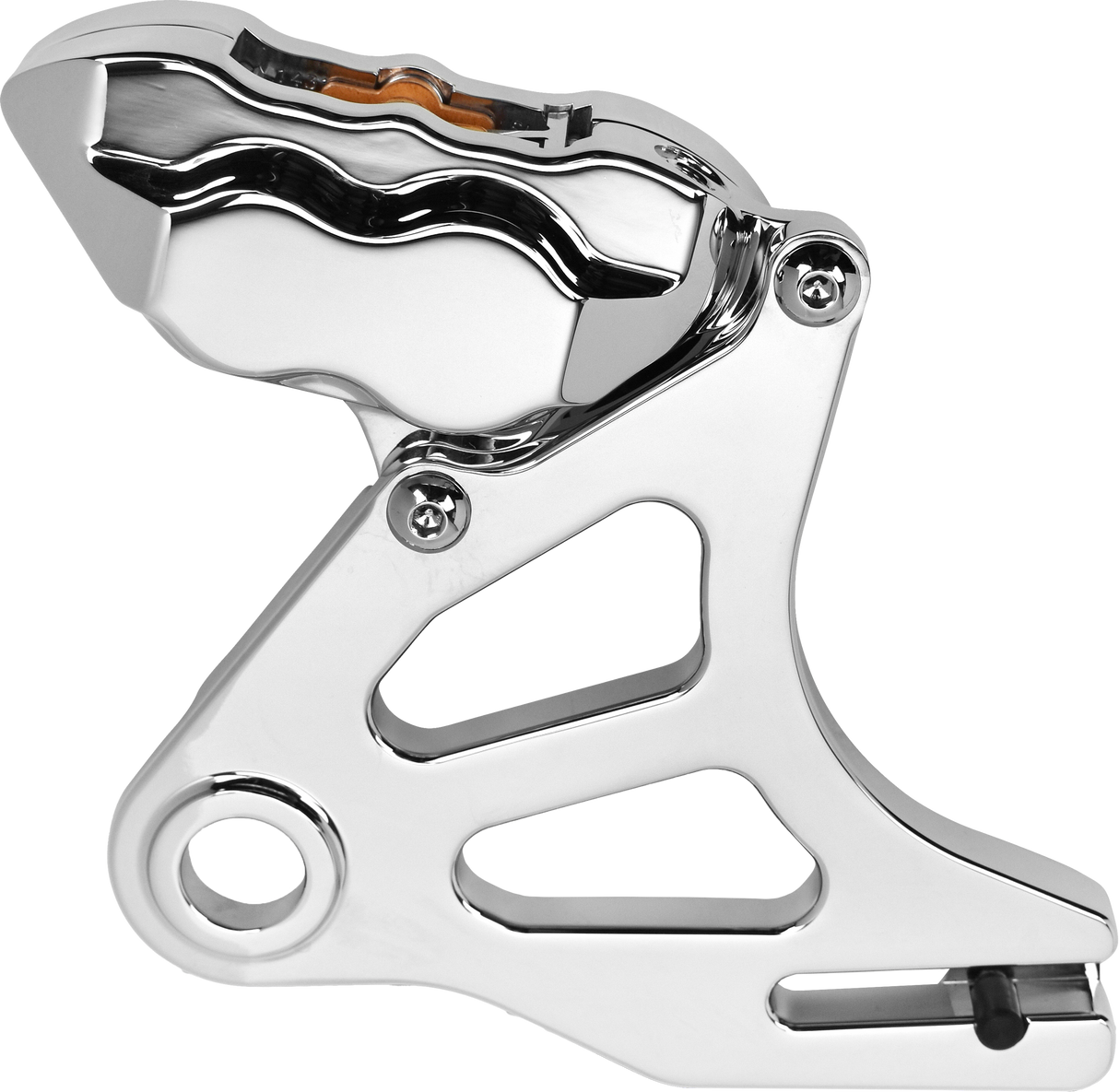 HAWG HALTERS INC 4 Pist Rear Caliper Kit Chrome St 18-Up RKSTCC518