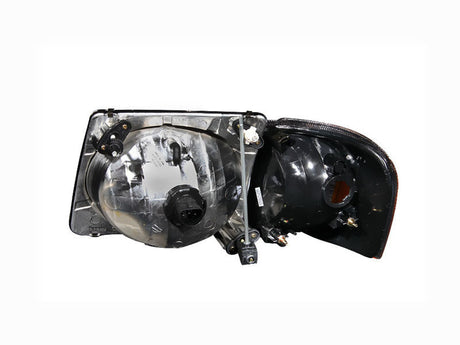ANZO 2001-2005 Ford Explorer Crystal Headlights Black 111041