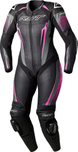 IN STOCK RST Women's tractech EVO D30 Suit Black/Pink Leather SM 556-3706110