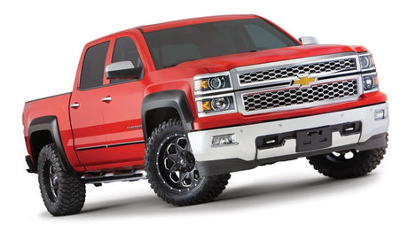 Bushwacker 14-16 Chevy Silverado 1500 Extend-A-Fender Style Flares 4pc - Black 40963-02