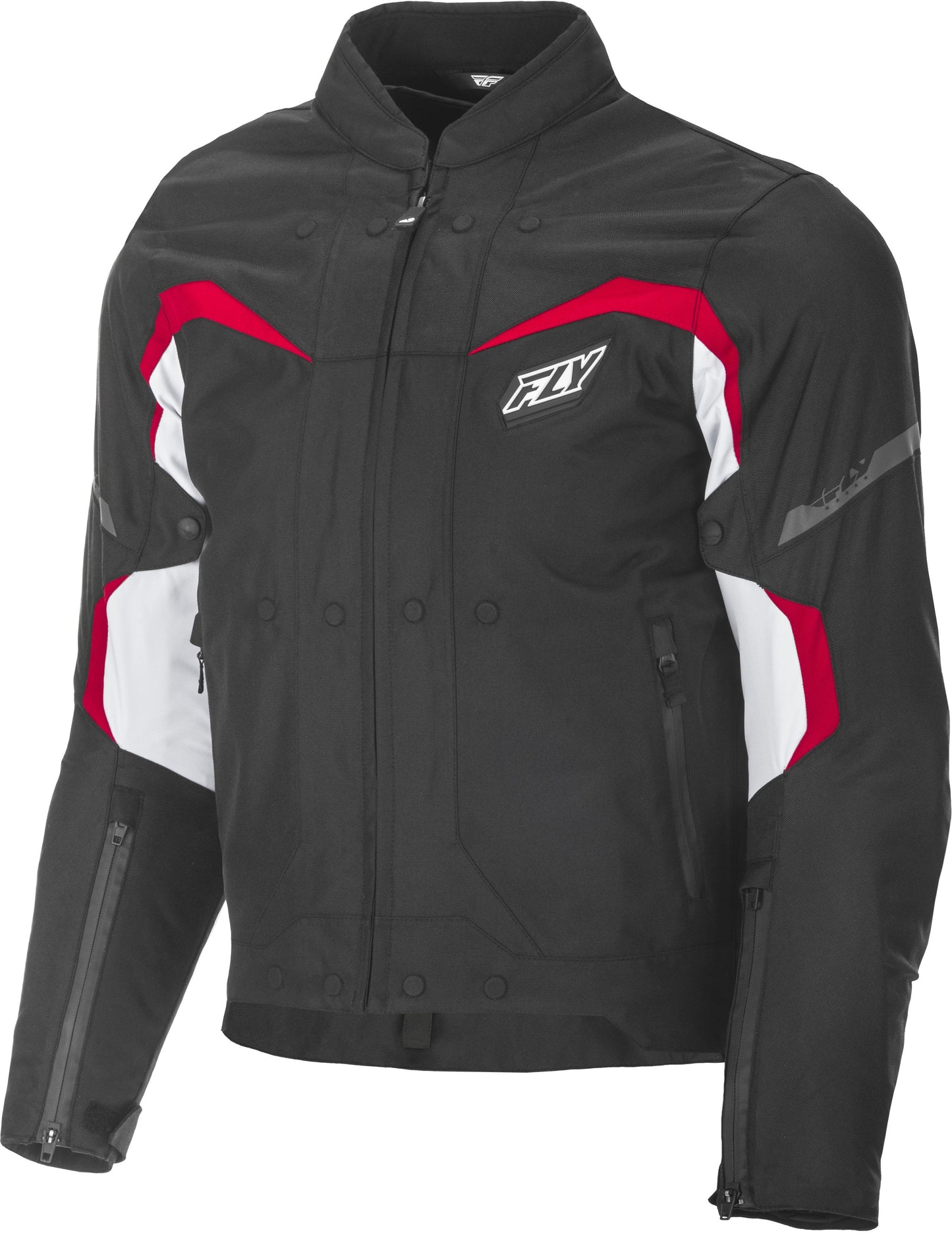 FLY RACING Butane Jacket Black/White/Red 3x 477-2041-7