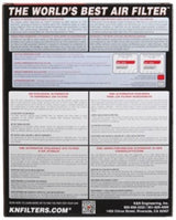 K&N Replacement Air Filter TOYOTA PRIUS 1.8L L4; 2010 33-2435