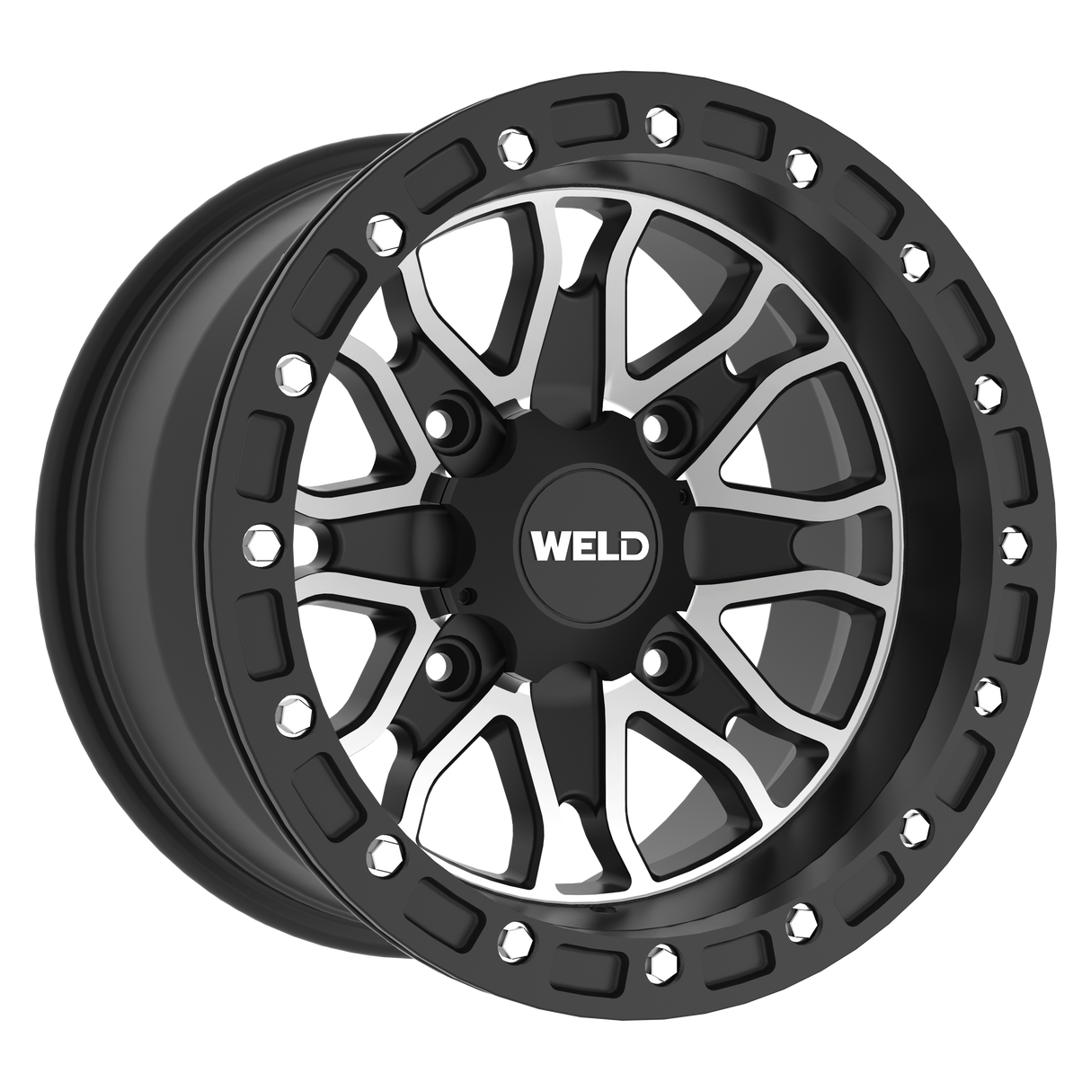 WELD WHEELS Raptor Beadlock Satin Mil 14x10 5+5 4x156 U501A0043500