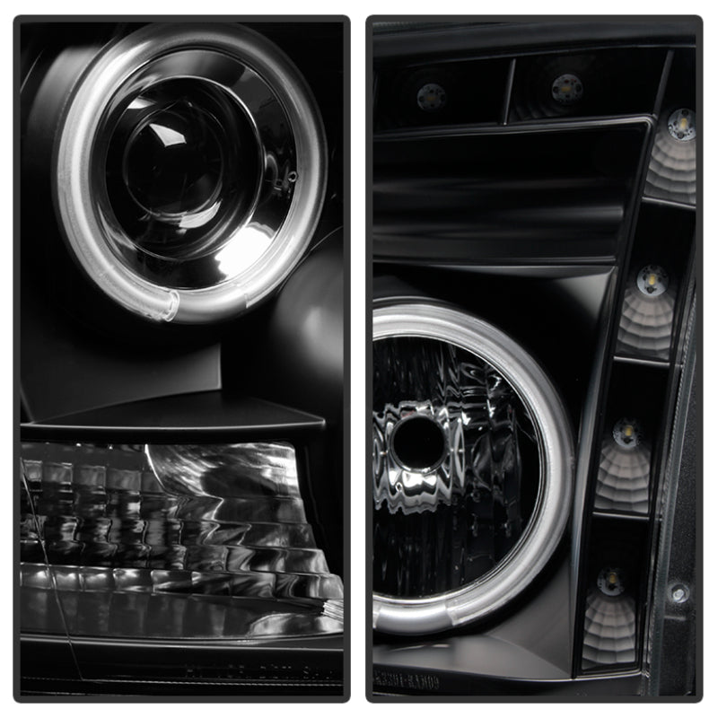 Spyder Dodge Ram 1500 09-14 Projector Headlights Halogen- CCFL Halo LED - Blk PRO-YD-DR09-CCFL-BK 5030320