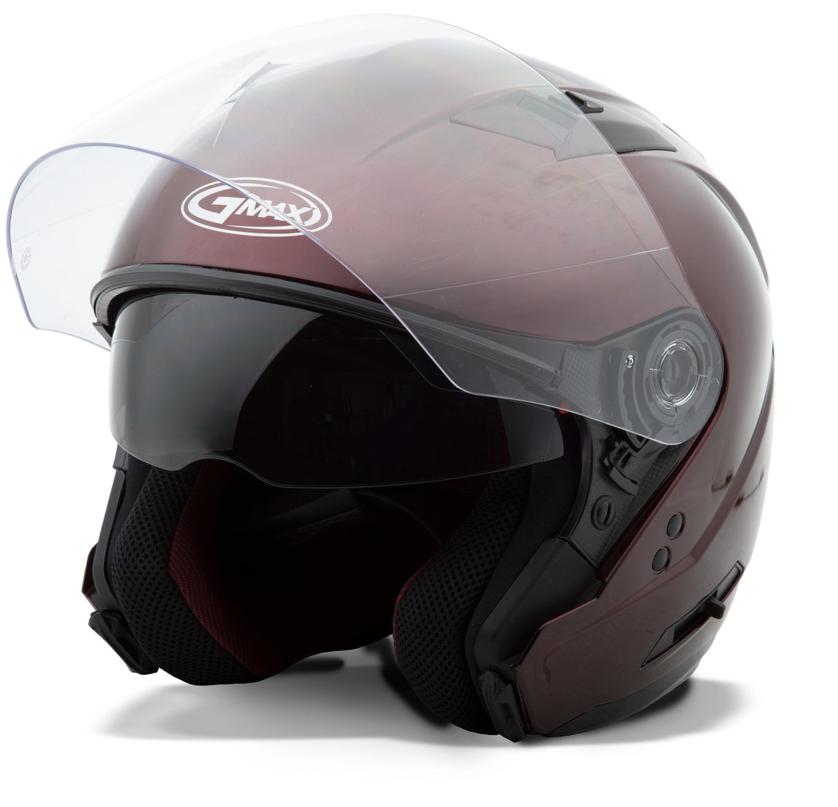 GMAX Of-77 Open-Face Helmet Wine Red Xs G3770103