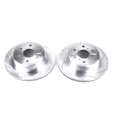 Power Stop 07-19 Cadillac Escalade Rear Evolution Drilled & Slotted Rotors - Pair AR8658XPR