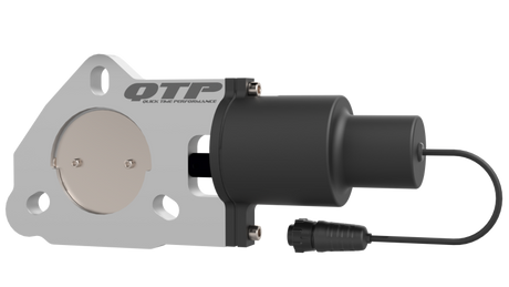 QTP 2.5in Bolt-On QTEC Electric Cutout Valve - Single QTEC25
