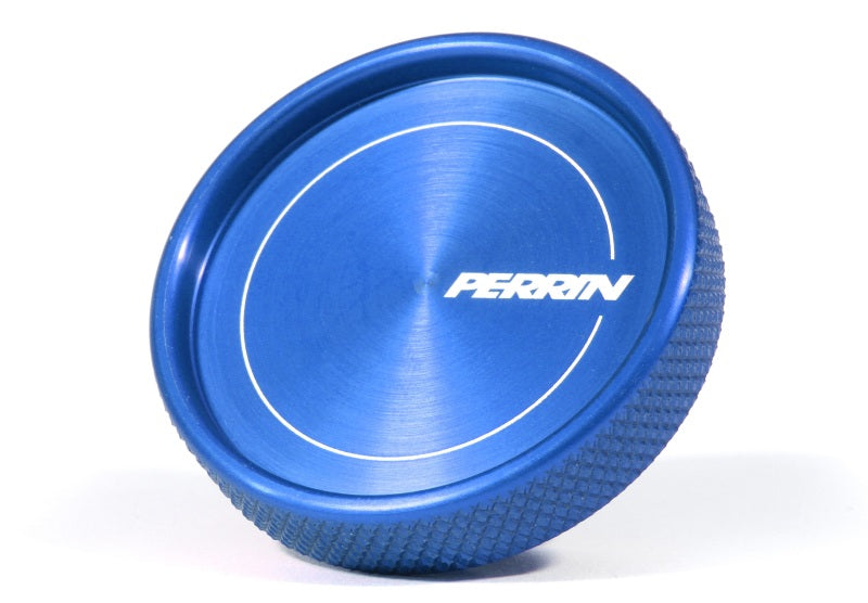 Perrin 02-21 Subaru WRX / 2022 BRZ & GR86 / 04-21 STI / 00-18 Forester XT Oil Fill Cap - Blue PSP-ENG-711BL