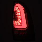 AlphaRex 05-15 Toyota Tacoma PRO-Series LED Tail Lights Red Smoke 680040