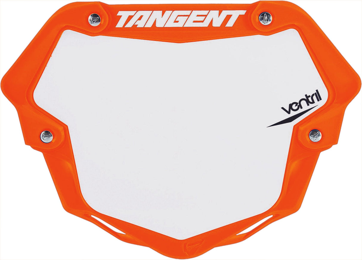 TANGENT 6" 3d Ventril Plate Orange 03-1205