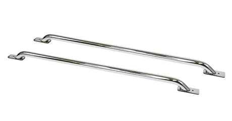Go Rhino 94-18 Dodge Pick Up / Ram 1500/2500HD/3500 Stake Pocket Bed Rails - Chrome 8128C