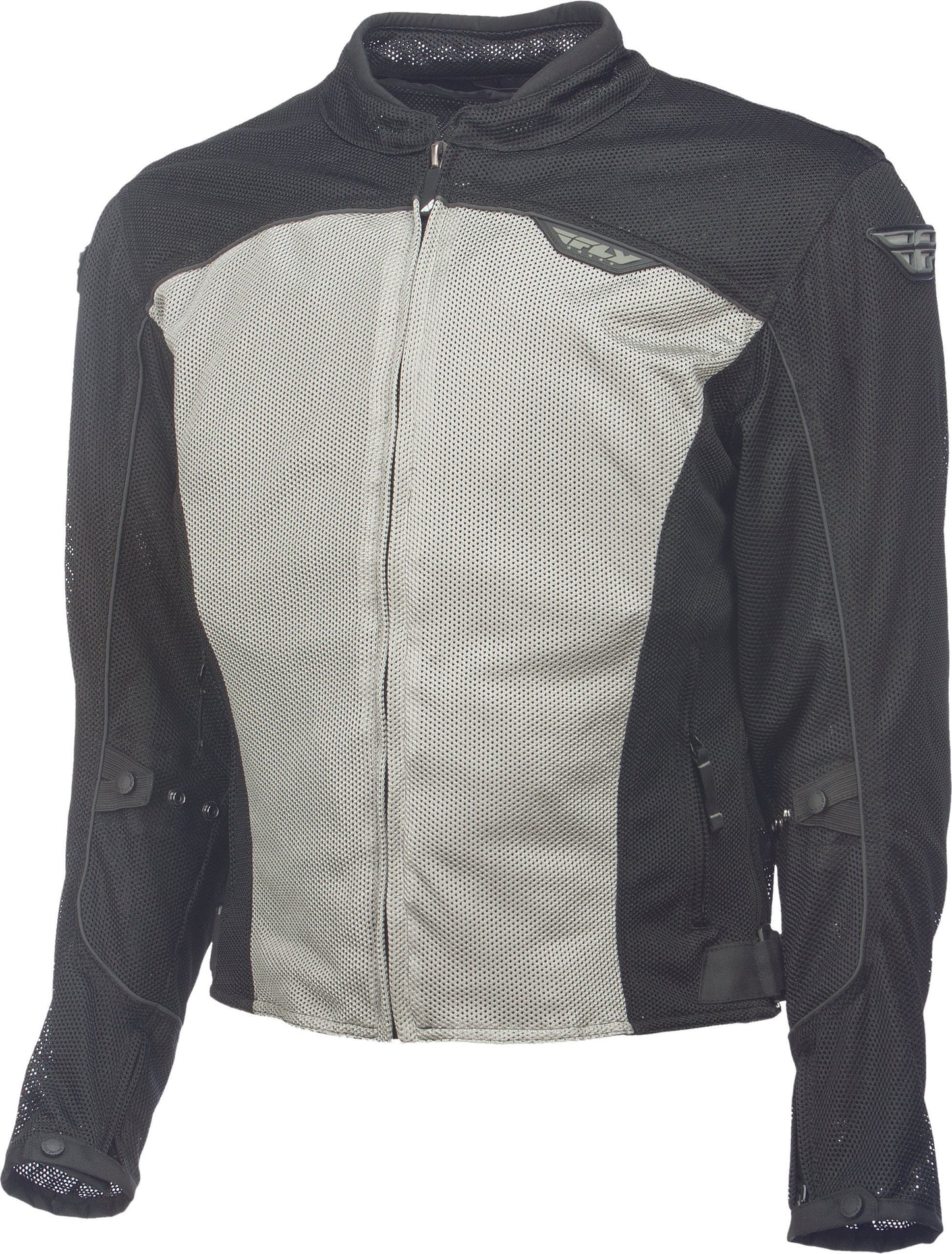 FLY RACING Flux Air Mesh Jacket Silver/Black L #5948 477-4044~4