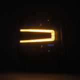 AlphaRex 16-18 Chevy 1500HD LUXX LED Proj Headlights Alpha-BK w/Seq Atv Lgt / SeqSig (Req PN 810023) 880233