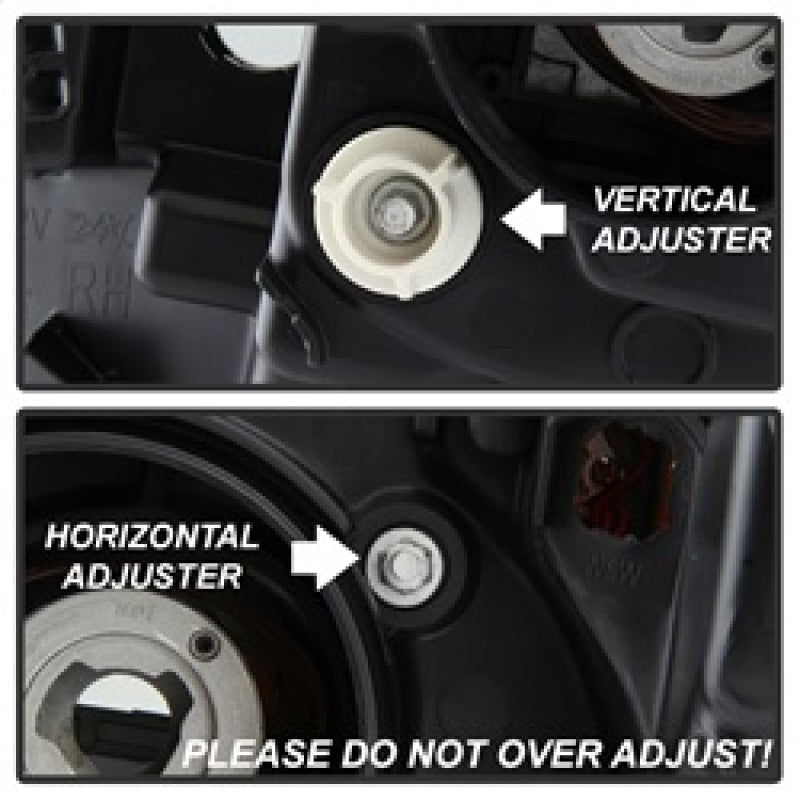 Spyder Toyota Tundra 2014-2016 Projector Headlights Light Bar DRL Black Smoke PRO-YD-TTU14-DRL-BSM 5080165