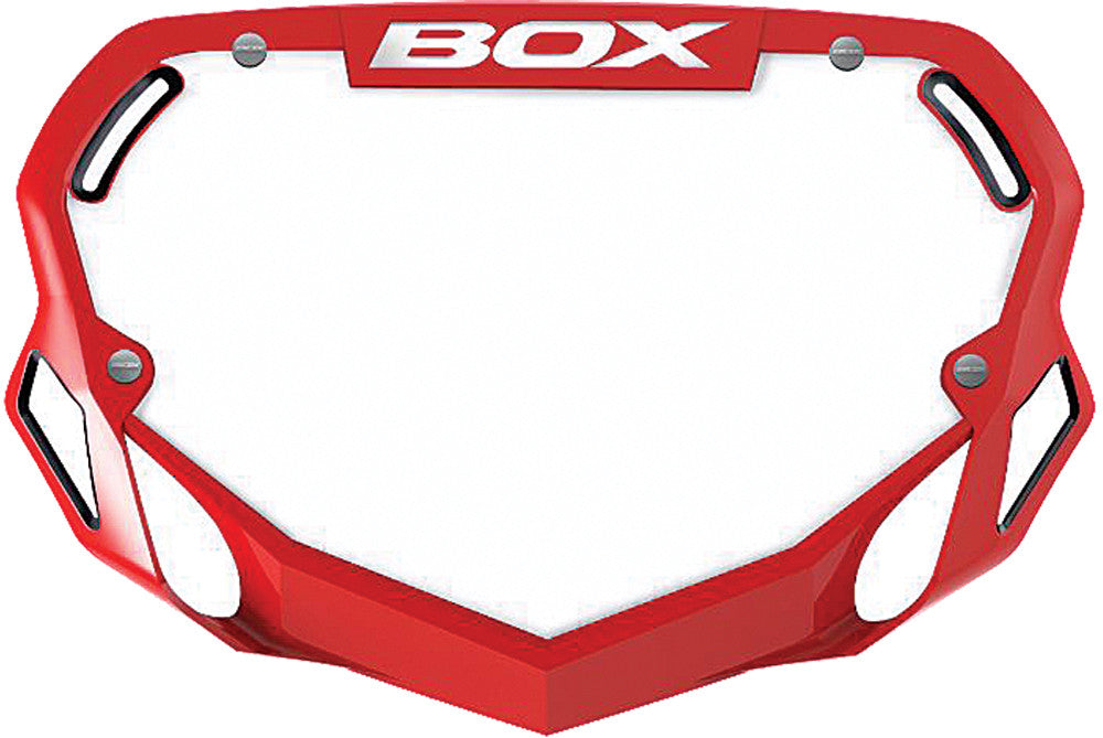 BOX Phase 1 Pro Number Plate Red BX-NP13000LG-RD