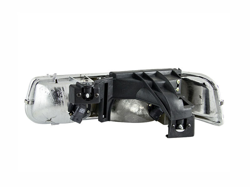 ANZO 1999-2002 Chevrolet Silverado 1500 Crystal Headlights Chrome 111011