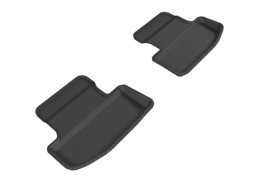 3D MAXpider 2015-2020 Ford Mustang Kagu 2nd Row Floormats - Black L1FR08521509