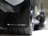 Rally Armor 12-16 Subaru Impreza Black UR Mud Flap w/ White Logo MF22-UR-BLK/WH