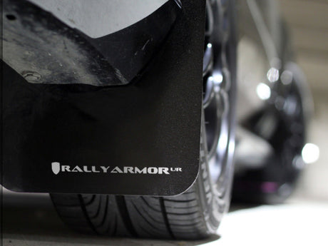 Rally Armor 12-16 Subaru Impreza Black UR Mud Flap w/ White Logo MF22-UR-BLK/WH