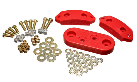 Energy Suspension 61-73 VW Beetle/70-73 Super Beetle Red Motor and Trans Mount Bushings (Inc H/W) 15.1101R