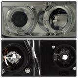 Spyder Toyota Tundra 07-13 Projector Headlights LED Halo LED Smke PRO-YD-TTU07-HL-SM 5012043