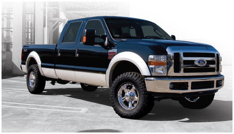 Bushwacker 08-10 Ford F-250 Super Duty Styleside OE Style Flares 4pc 81.0/96.0in Bed - Black 20918-02