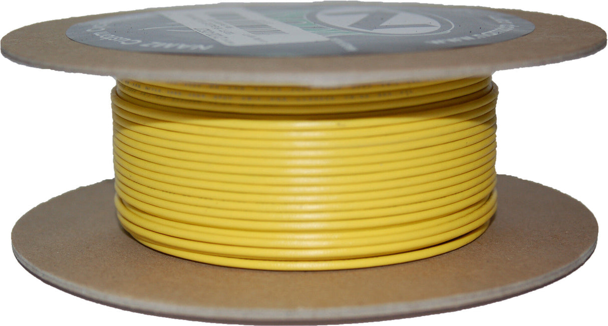 NAMZ CUSTOM CYCLE100' Spool 20-Gauge Wire (Yellow)NWR-4-100-20