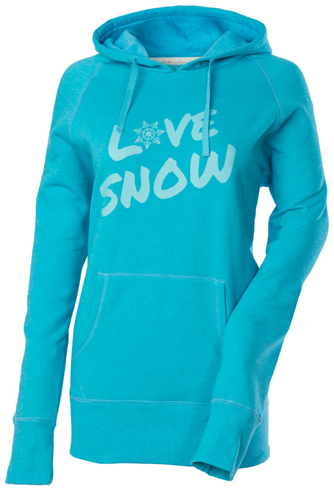 DSG Love Pullover Hood Lg Aqua 97337