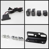 Spyder Toyota FJ Cruiser 07-14 Fog Lights With LED Daytime Running Lights w/swch Blk FL-DRL-TFJ07-BK 5075161