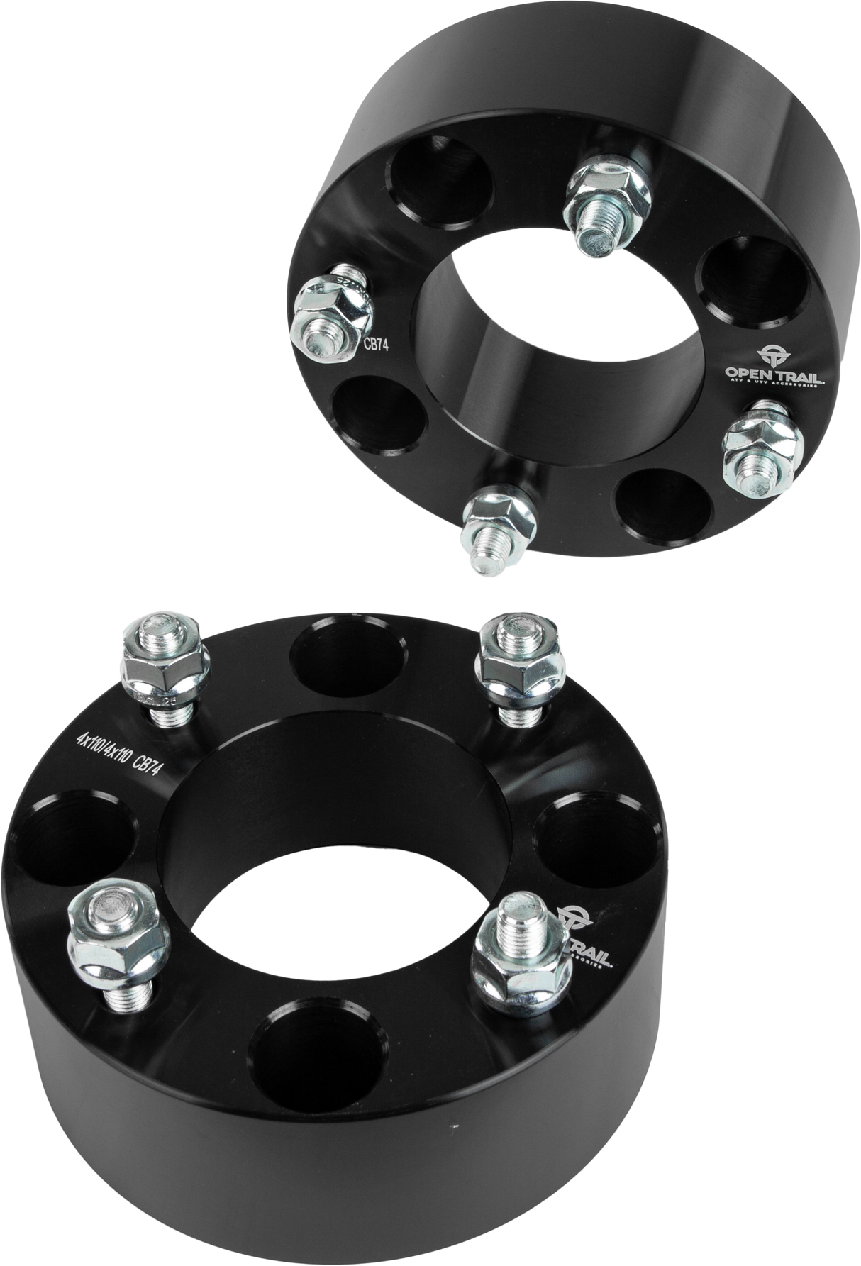 OPEN TRAILWheel Spacer 2" 4/110 Stud: 10mm X 1.25mmAC-06658BK