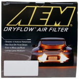 AEM DryFlow Air Filter - Round 2.75in ID x 6.25in OD x 8.25in H fits 2007-2014 Ford/Volvo AE-20993