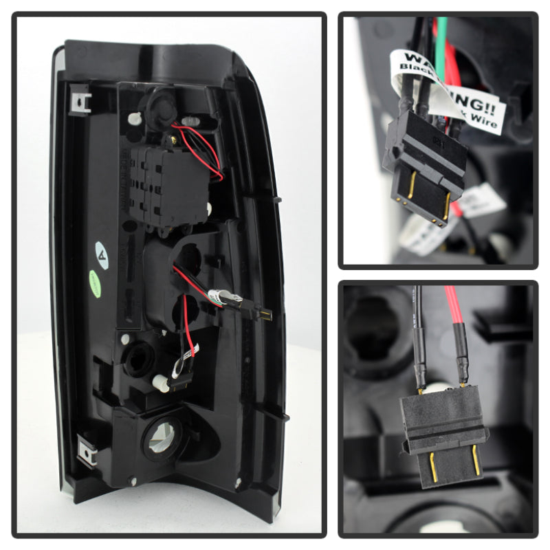 Spyder Chevy Silverado 1500 03-06 (Not Fit Stepside)LED Tail Lights Blk Smke ALT-YD-CS03-LED-BSM 5078025