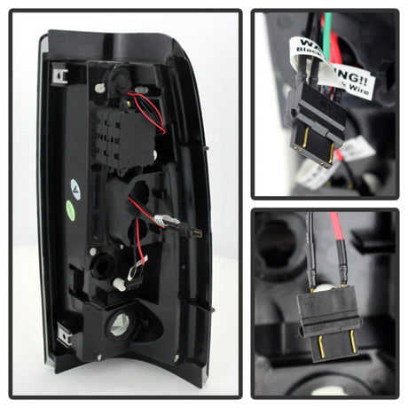 Spyder Chevy Silverado 1500 03-06 (Not Fit Stepside)LED Tail Lights Blk Smke ALT-YD-CS03-LED-BSM 5078025