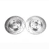 Power Stop 09-19 Audi A4 Rear Evolution Drilled & Slotted Rotors - Pair EBR1007XPR