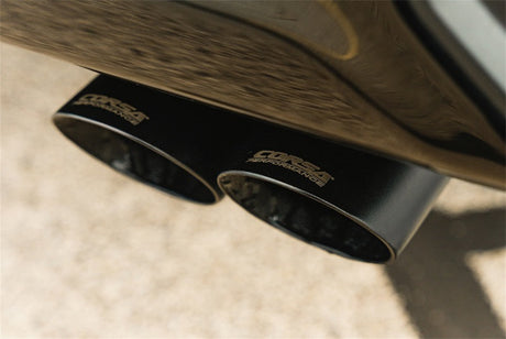 Corsa 22-23 Chevrolet Silverado 1500 Cat-Back Dual Rear Exit with Twin 4in Black Tips 21238BPC