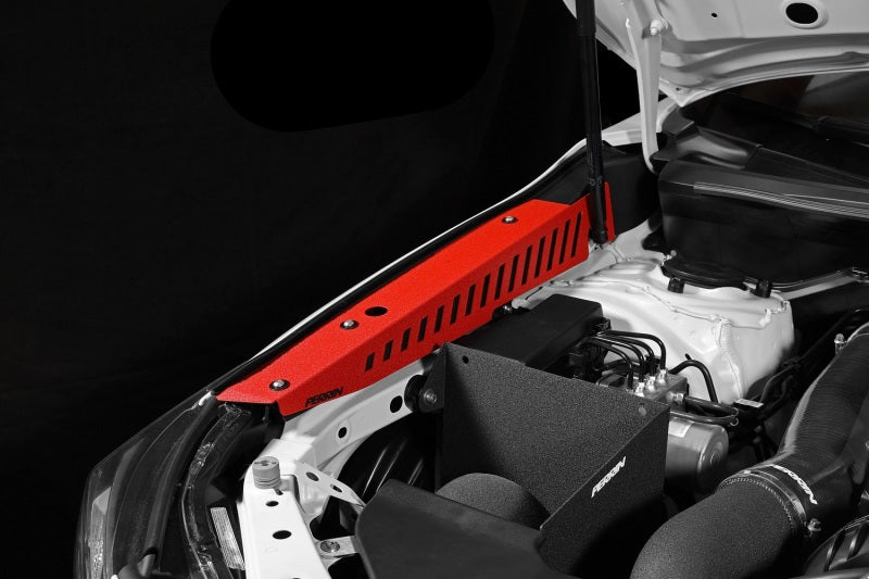 Perrin 22-23 Subaru WRX Fender Shroud Set - Red PSP-ENG-551RD