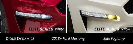 Diode Dynamics Elite Series Combination Fog Lamp for 18-21 Ford Mustang - Cool - White (Pair) DD5132