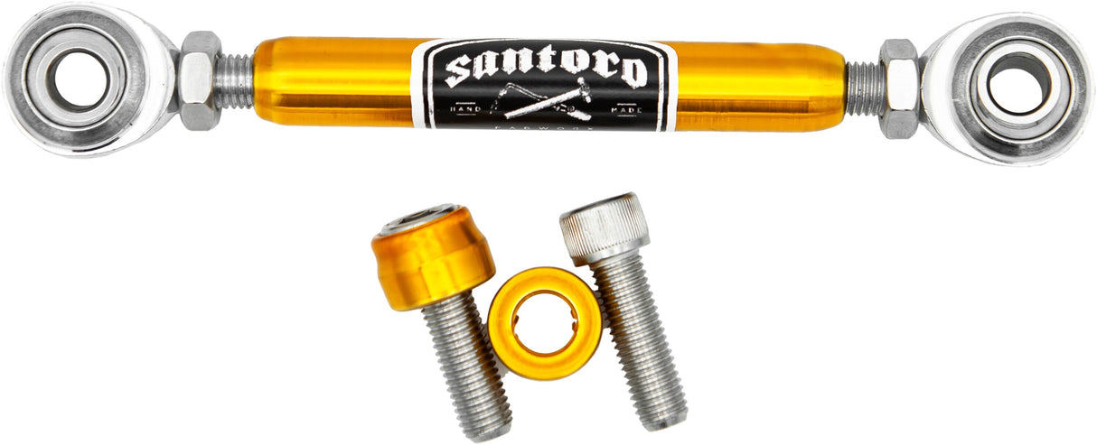 SANTORO FABWORX Shift Linkage Mid-Ctrls Gold M8 Softail SF30033