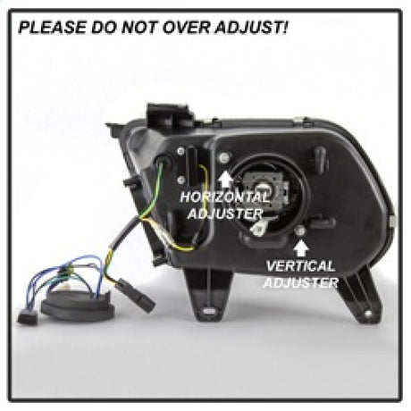 Spyder Ford Mustang 10-13 Projector Headlights - HID Model Only - Black PRO-YD-FM2010V2-HID-BK 5084569