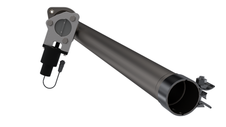 QTP 15-18 Ford F-150 CC/EC Standard Bed 2.5in 304SS Aggressor Cutout Mid Pipe 540015