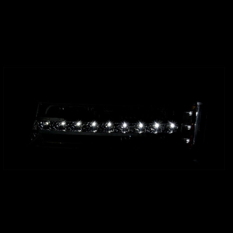 ANZO 2003-2006 Chevrolet Silverado 1500 LED Parking Lights Black w/ Amber Reflector 511067