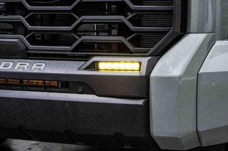 Diode Dynamics 2022 Toyota Tundra SS6 LED Fog Light Kit - Amber Wide DD7419