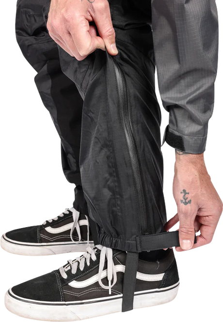 THRASHIN SUPPLY CO. Mission Rain Pants - Black - 2XL/3XL TMJ-08-12
