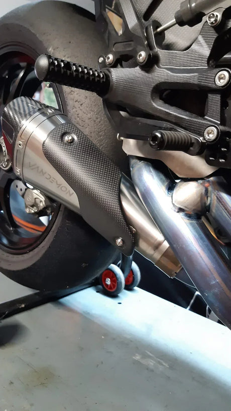 Vandemon  Ducati V4 / V4R Panigale & Streetfighter Full Titanium Exhaust system 2023-2024 SKU: DUCV4TIEXHSYSNC VA-44