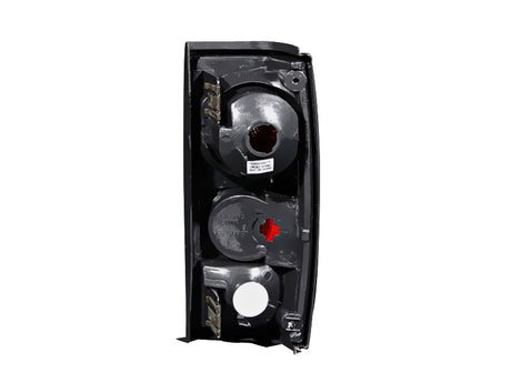 ANZO 1982-1994 Chevrolet S-10 Taillights Black 211031