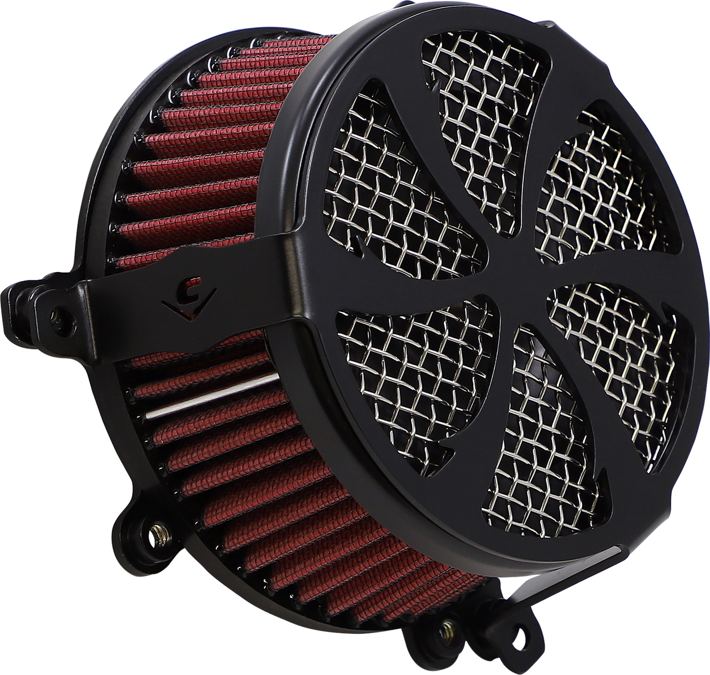 COBRA Air Filter - Swept - Black 606-0100-01B-SB