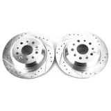 Power Stop 18-19 Jeep Wrangler Rear Evolution Drilled & Slotted Rotors - Pair AR8388XPR
