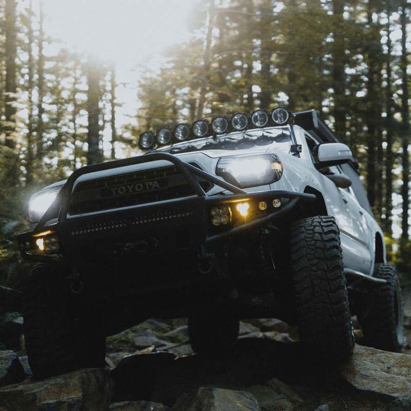 KC HiLiTES FLEX ERA 3 Dual Mode SAE Fog Lights - 2-Light Master Kit for Toyota Aftermarket Bumper 97155