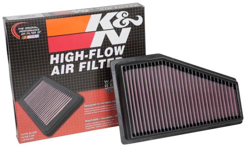 K&N 2019 Jeep Cherokee L4-2.4L V6-3.2L F/I Replacement Drop In Air Filter 33-5089